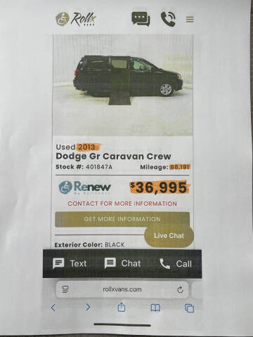 2012 Dodge Grand Caravan SXT