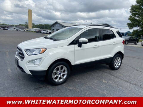 2018 Ford EcoSport for sale at WHITEWATER MOTOR CO in Milan IN