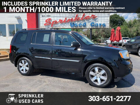 2013 Honda Pilot for sale at Sprinkler Used Cars in Longmont CO