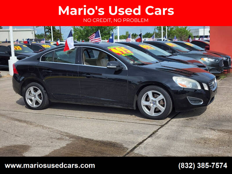2013 Volvo S60 for sale at Mario's Used Cars in Houston TX