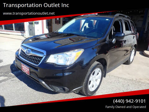 2014 Subaru Forester for sale at Transportation Outlet Inc in Eastlake OH