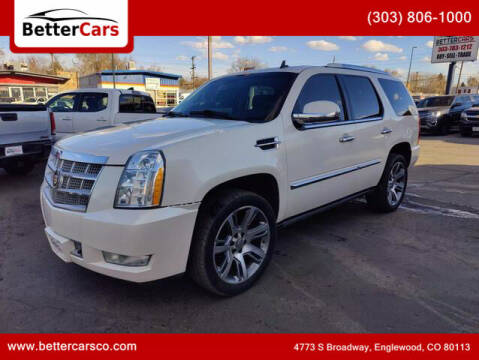 2013 Cadillac Escalade for sale at Better Cars in Englewood CO