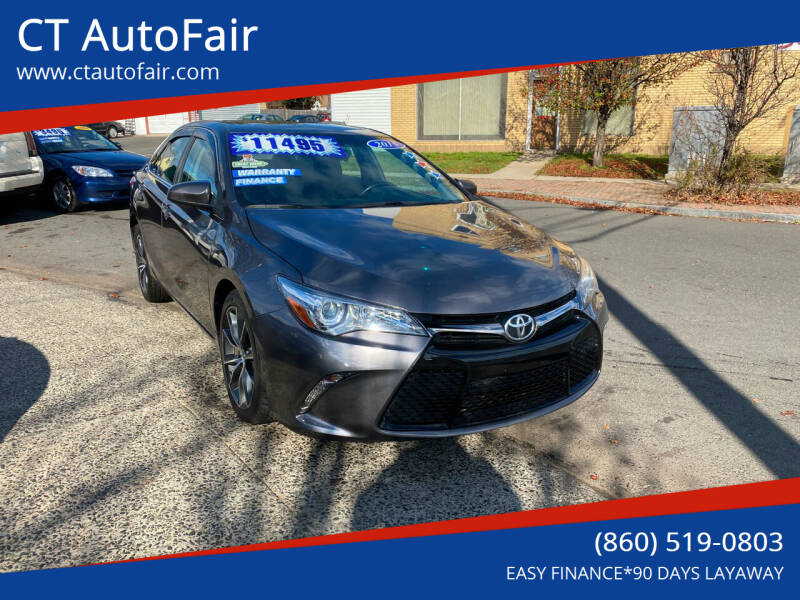 2015 Toyota Camry for sale at CT AutoFair in West Hartford CT