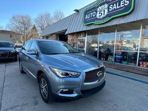 2019 Infiniti QX60 for sale at LOT 51 AUTO SALES in Madison WI