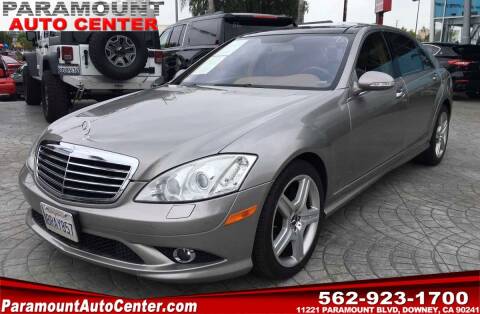2007 Mercedes-Benz S-Class for sale at PARAMOUNT AUTO CENTER in Downey CA