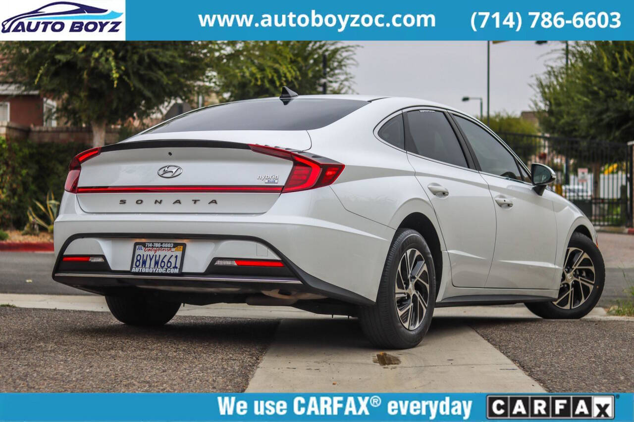 2021 Hyundai SONATA Hybrid for sale at Auto Boyz in Garden Grove, CA