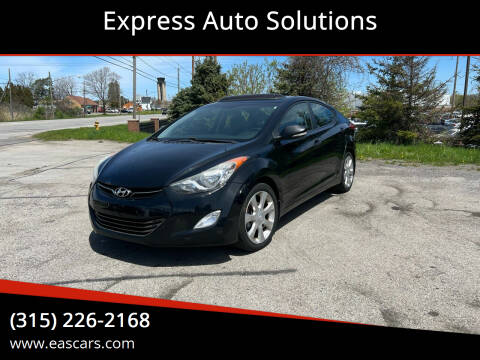 2013 Hyundai Elantra for sale at Express Auto Solutions in Rochester NY