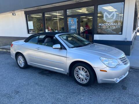 2008 Chrysler Sebring for sale at MacDonald Motor Sales in High Point NC