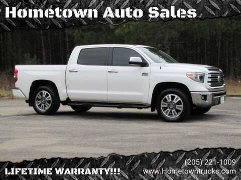 2019 Toyota Tundra for sale at Hometown Auto Sales - Trucks in Jasper AL