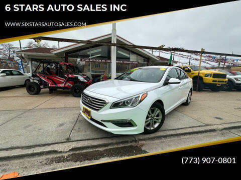 2015 Hyundai Sonata for sale at 6 STARS AUTO SALES INC in Chicago IL