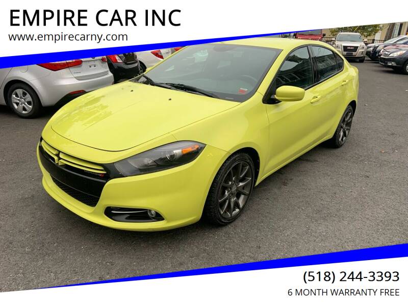 2013 Dodge Dart for sale at EMPIRE CAR INC in Troy NY