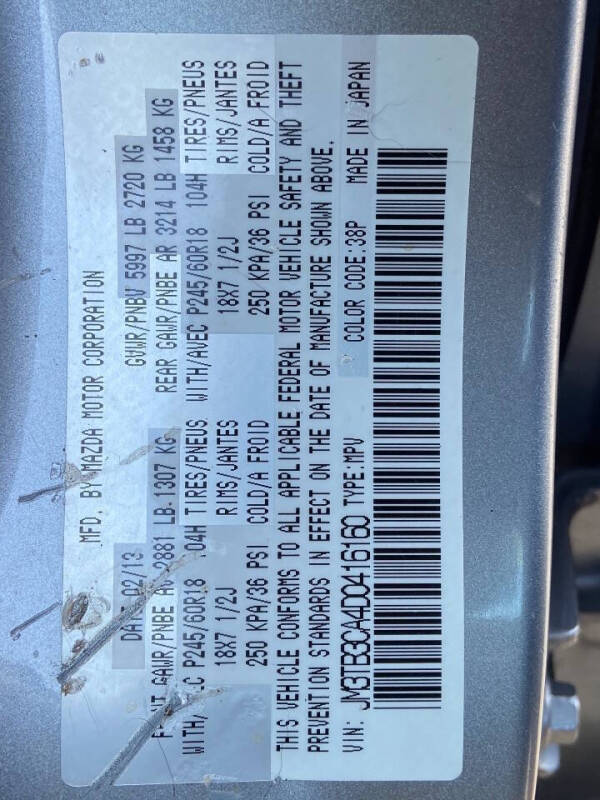 2013 Mazda CX-9 Touring