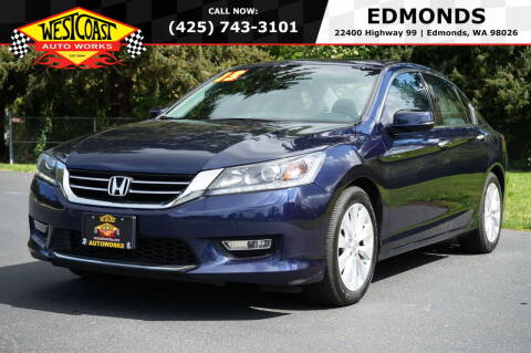 2013 Honda Accord for sale at West Coast Auto Works in Edmonds WA