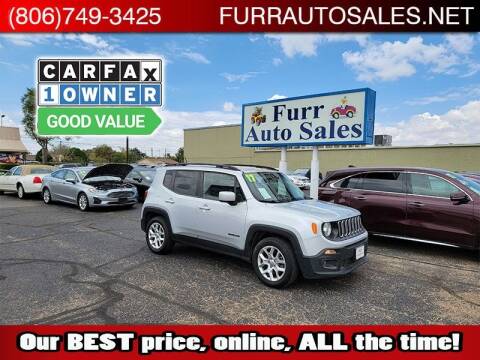 2017 Jeep Renegade for sale at FURR AUTO SALES in Lubbock TX
