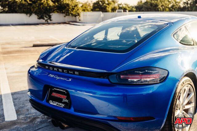 2017 Porsche 718 Cayman S
