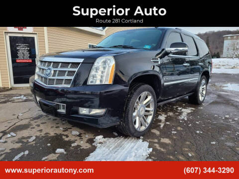 2009 Cadillac Escalade for sale at Superior Auto in Cortland NY