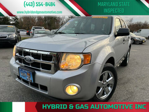 2012 Ford Escape for sale at Hybrid & Gas Automotive Inc in Aberdeen MD