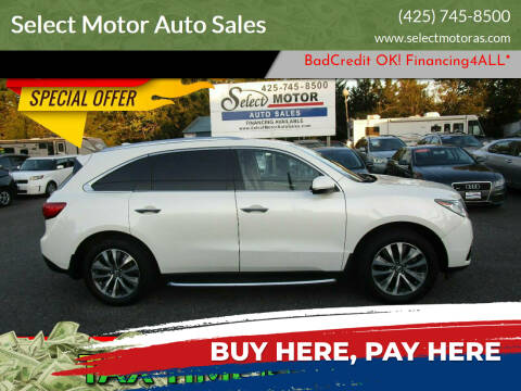 2014 Acura MDX for sale at Select Motor Auto Sales in Lynnwood WA