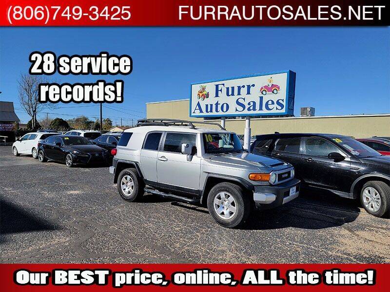 2010 Toyota FJ Cruiser for sale at FURR AUTO SALES in Lubbock TX
