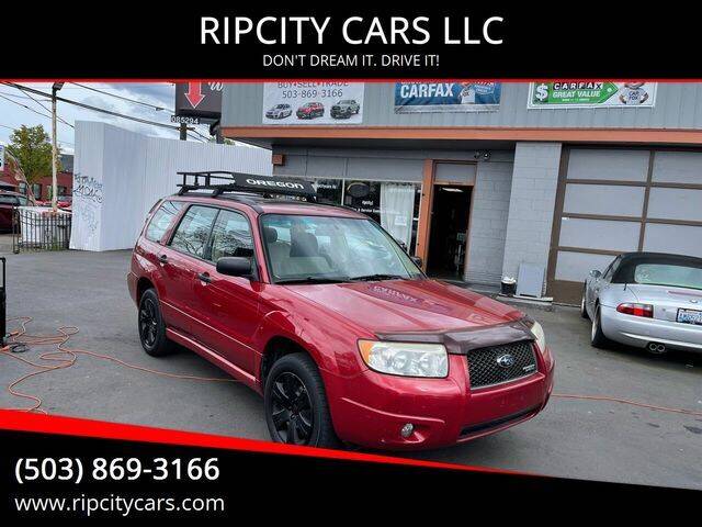 2008 Subaru Forester for sale at RIPCITY CARS LLC in Portland OR
