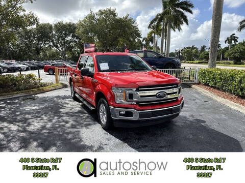 2018 Ford F-150 for sale at AUTOSHOW SALES & SERVICE in Plantation FL