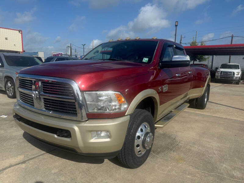 Used 2012 RAM Ram 3500 Pickup Laramie Longhorn with VIN 3C63DRKL7CG344638 for sale in Houston, TX