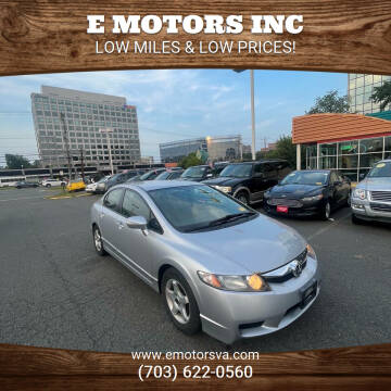 2010 Honda Civic for sale at E Motors INC in Vienna VA