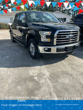 2016 Ford F-150 for sale at Gralin Hampton Auto Sales in Summerville SC