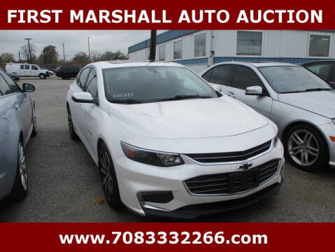 2016 Chevrolet Malibu for sale at First Marshall Auto Auction in Harvey IL