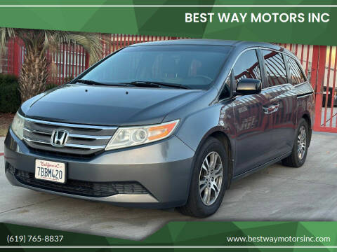 2013 Honda Odyssey for sale at BEST WAY MOTORS INC in San Diego CA