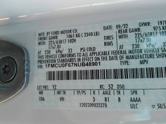 2022 Ford Escape S