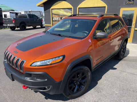 2015 Jeep Cherokee for sale at BELOW BOOK AUTO SALES in Idaho Falls ID