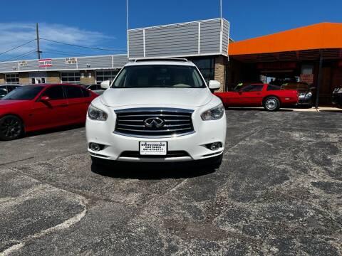 2013 Infiniti JX35 for sale at North Chicago Car Sales Inc in Waukegan IL