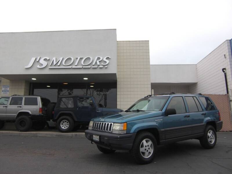 1994 Jeep Grand Cherokee for sale at J'S MOTORS in San Diego CA