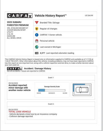 2025 Subaru Forester Premium