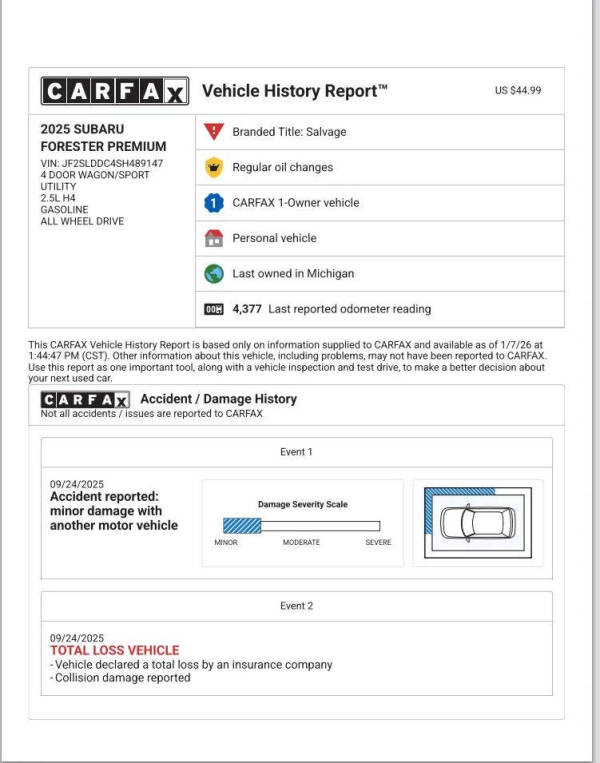 2025 Subaru Forester Premium