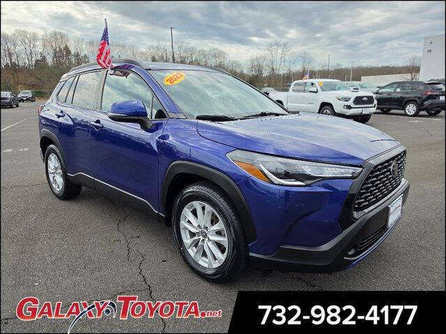 Blue 2022 Toyota Corolla Cross LE AWD LE 4dr Crossover 1