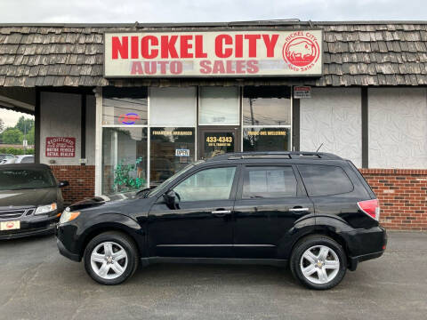 2010 Subaru Forester for sale at NICKEL CITY AUTO SALES in Lockport NY