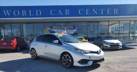 2017 Toyota Corolla iM for sale at WORLD CAR CENTER & FINANCING LLC in Kissimmee FL