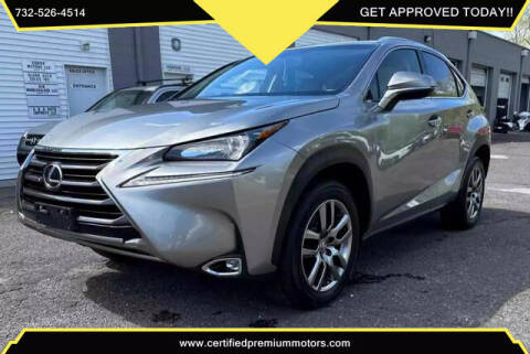 2015 Lexus NX 200t for sale at Certified Premium Motors in Lakewood NJ