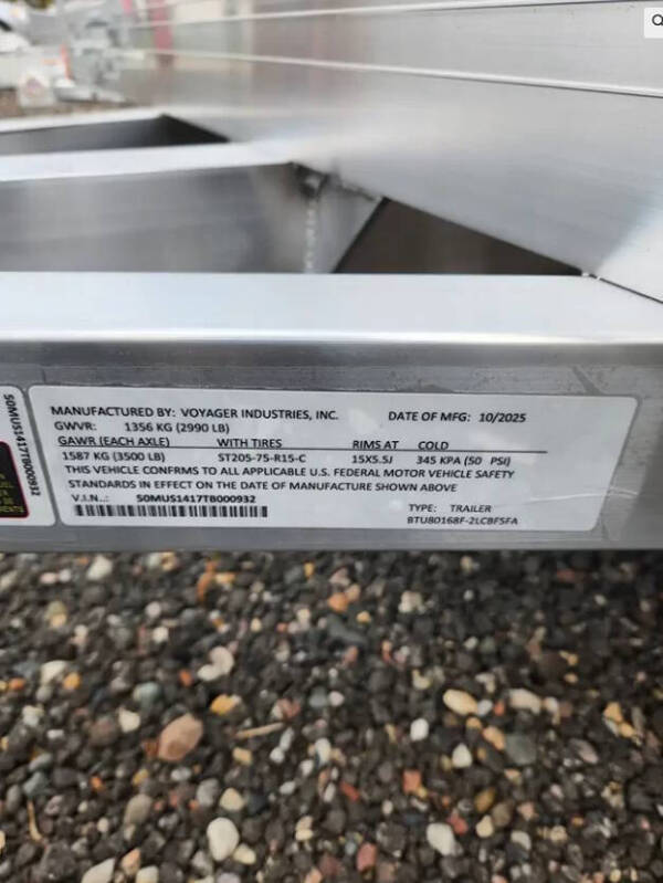 2025 Bear Track BTU80168F