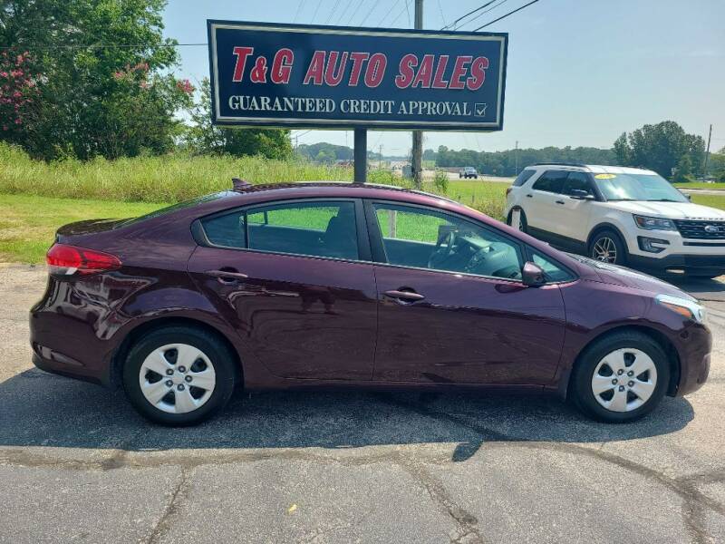 2017 Kia Forte for sale at T & G Auto Sales in Florence AL