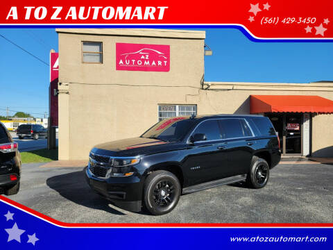 2016 Chevrolet Tahoe for sale at A TO Z  AUTOMART in West Palm Beach FL