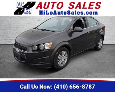 2013 Chevrolet Sonic for sale at Hi-Lo Auto Sales in Frederick MD