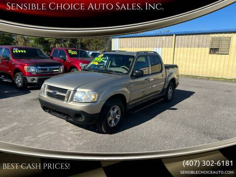 2003 Ford Explorer Sport Trac for sale at Sensible Choice Auto Sales, Inc. in Longwood FL