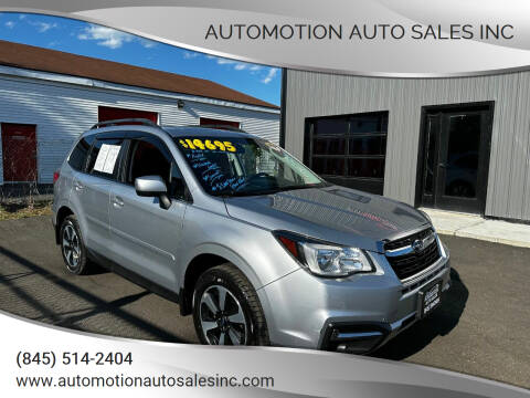 2018 Subaru Forester for sale at Automotion Auto Sales Inc in Kingston NY