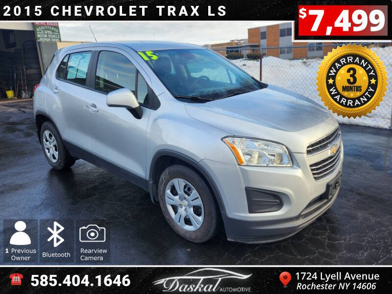 2015 Chevrolet Trax for sale at Daskal Auto LLC in Rochester NY