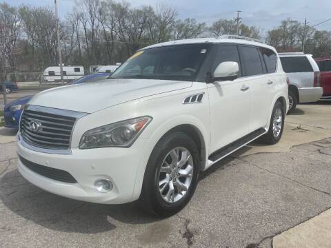 2013 Infiniti QX56 for sale at Azteca Auto Sales LLC in Des Moines IA