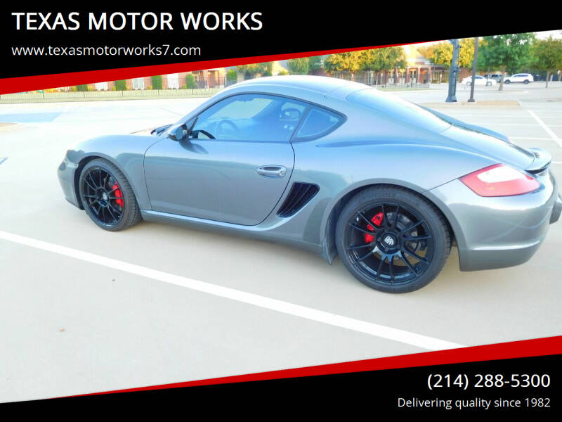 2008 Porsche Cayman for sale at TEXAS MOTOR WORKS in Arlington TX