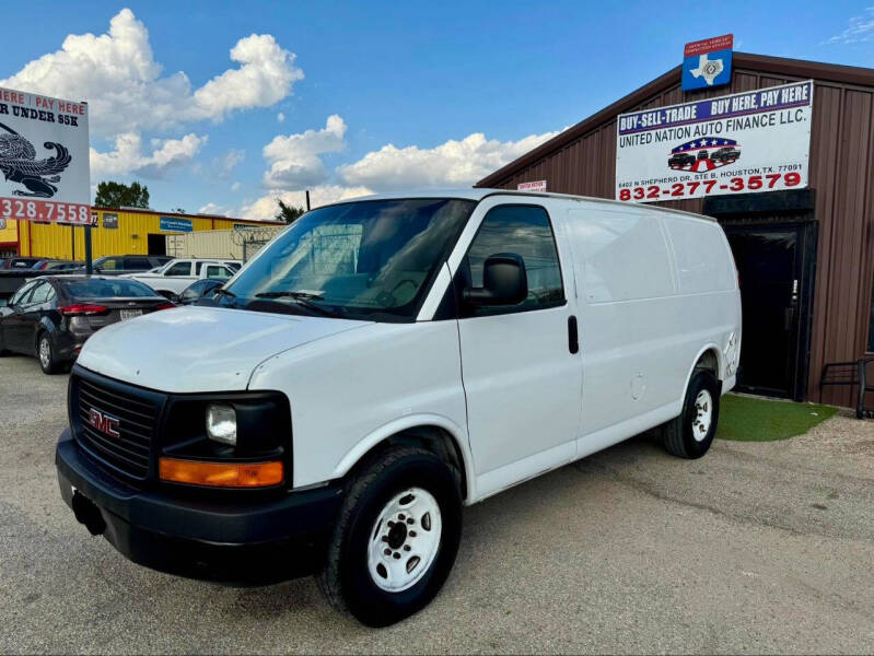 2012 GMC Savana for sale at KLB AUTO SALE in Houston TX